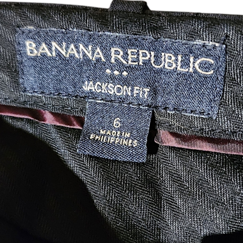 EUC Banana Republic Charcoal Jackson Fit Women's Size 6